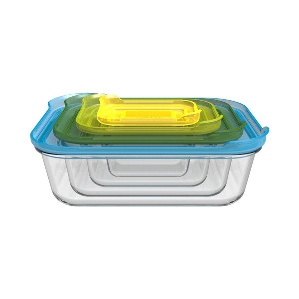 Комплект от 4 стъклени кутии за храна Nest - Joseph Joseph-image-3