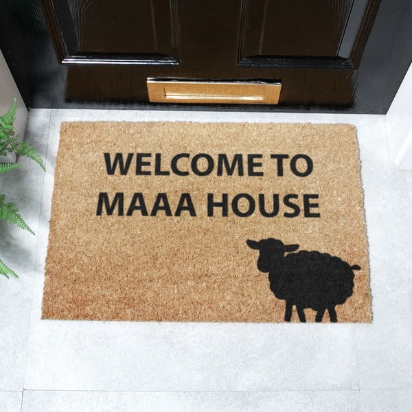 Изтривалка от кокосови влакна 40x60 cm Welcome to Maaa House – Artsy Doormats-image-2