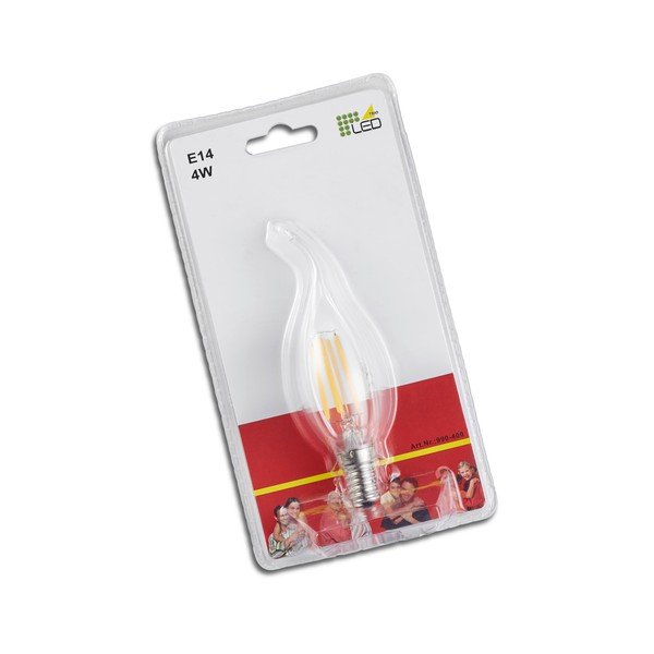 Топла бяла декоративна крушка E14, 4 W Windstorkerze – Trio-image-3