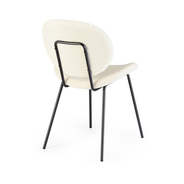 Бял тапициран трапезен стол Maddie – Yes Everyday-image-4