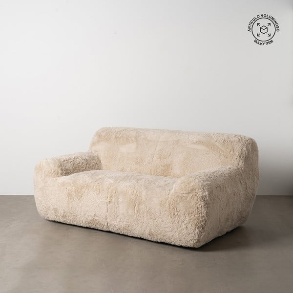 Бежов диван 185 cm Teddy – Ixia-image-1