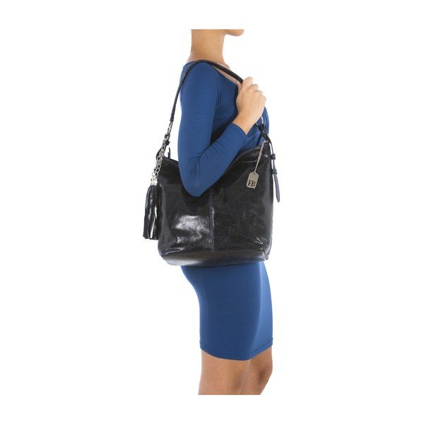 Kožená kabelka Hobo Navy-image-3