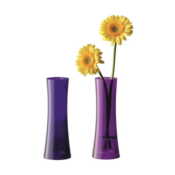 Coro Purple vázy, sada 2 ks