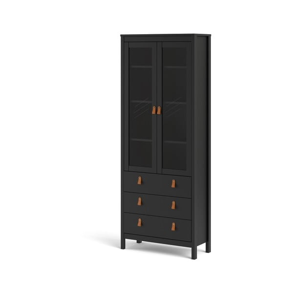 Черна витрина 78x199 cm Madrid – Tvilum-image-3