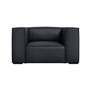 Тъмносиньо кожено кресло Madame – Windsor & Co Sofas