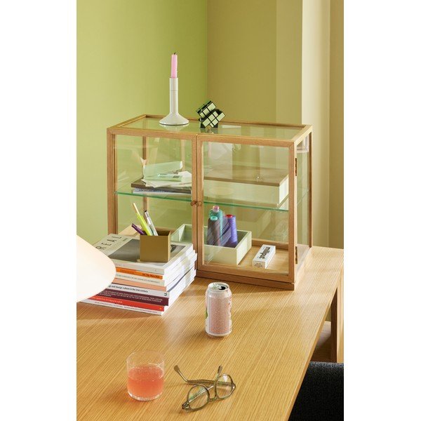 Витрина от декор от дъб  в естествен цвят 60x42x32 cm Poetic – Hübsch-image-1