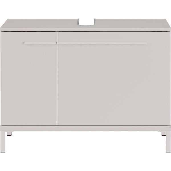 Кремав матов шкаф за мивка 80x59 cm Laurino – Germania-image-3