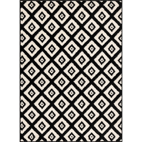 Черно-бял килим 133x180 cm Avanti – FD