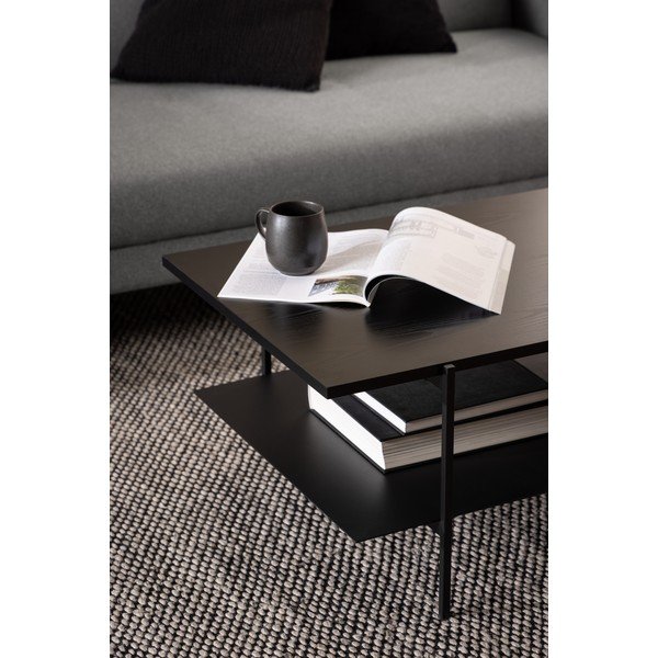 Черна маса за кафе 115x60 cm Angus - Actona-image-3