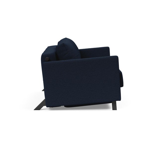 Тъмносин разтегателен диван Cuber с подлакътници Mixed Dance Blue, 100 x 154 cm Cubed - Innovation-image-2