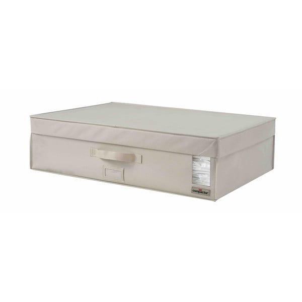 Бежова кутия за съхранение на дрехи XXL Family, 72 x 19 cm - Compactor
