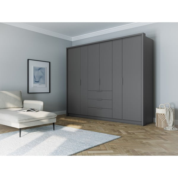 Сив гардероб 255x217 cm Wells - Cosmopolitan Design-image-1