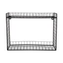 Черен стоманен стенен рафт на няколко нива 40 cm Reja – PT LIVING