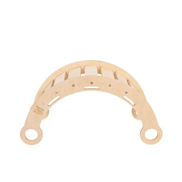 Люлка от масивен бор в естествен цвят 39x75x38 cm Montessori – Meowbaby-image-2