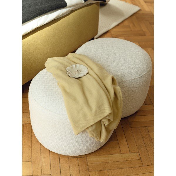 Бежова табуретка от прежда с примки от букле Umbo – noo.ma-image-2