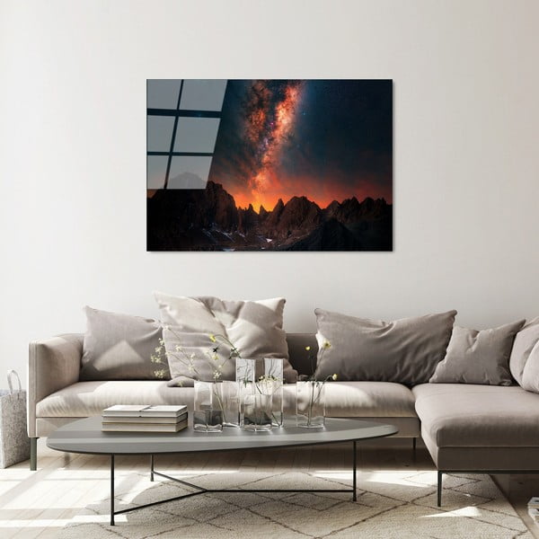 Картина върху стъкло 100x70 cm Night Sky - Wallity-image-3