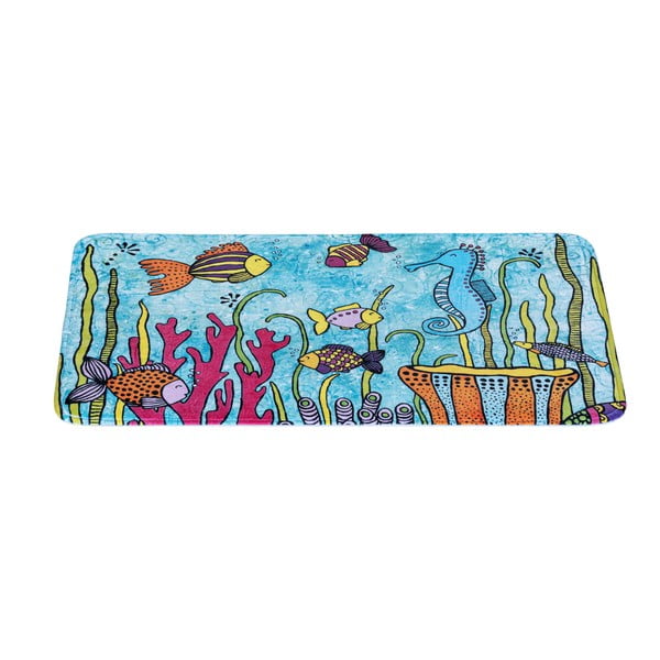 Текстилна постелка за баня 45x70 cm Rollin'Art Ocean Life - Wenko