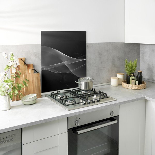 Стенно покритие за печка от закалено стъкло 70x60 cm Smoke – Wenko-image-2