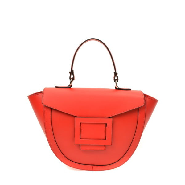 Червена кожена чанта Luna - Luisa Vannini