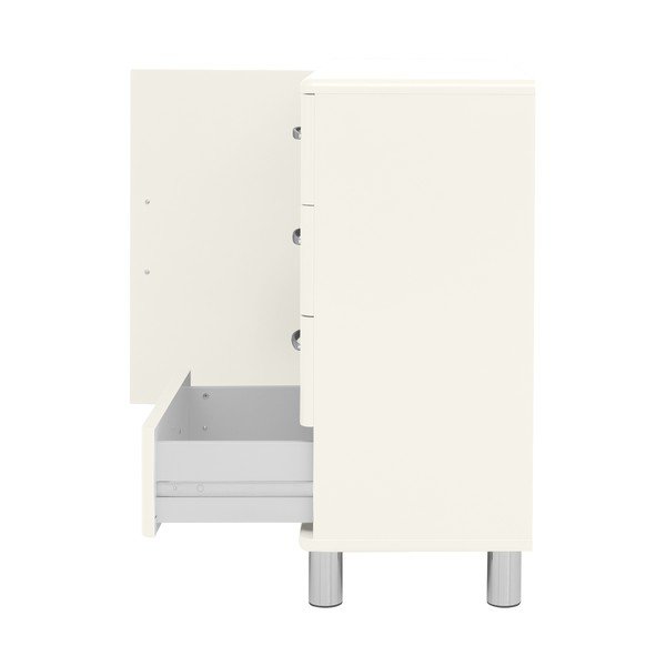 Бял нисък скрин 98x92 cm Malibu - Tenzo-image-2