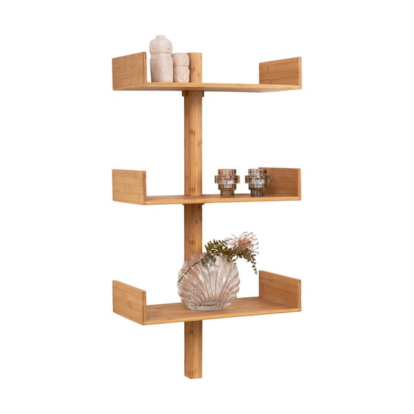 Бамбукова етажерка в естествен цвят 50 см Villa - House Nordic-image-2