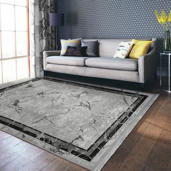 Сив килим 80x200 cm - Mila Home-image-3