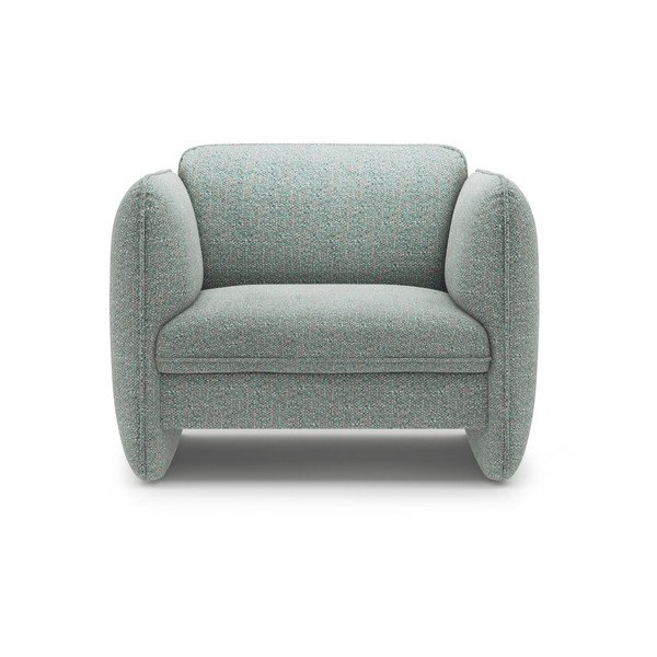 Синьо  шенилово кресло Georgia – Micadoni -image-2