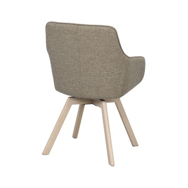 Бежови тапицирани трапезни столове в комплект 2 бр. Alison – Rowico-image-4