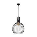 Черно висящо осветително тяло с метален абажур ø 38 cm Fellini – Opviq lights