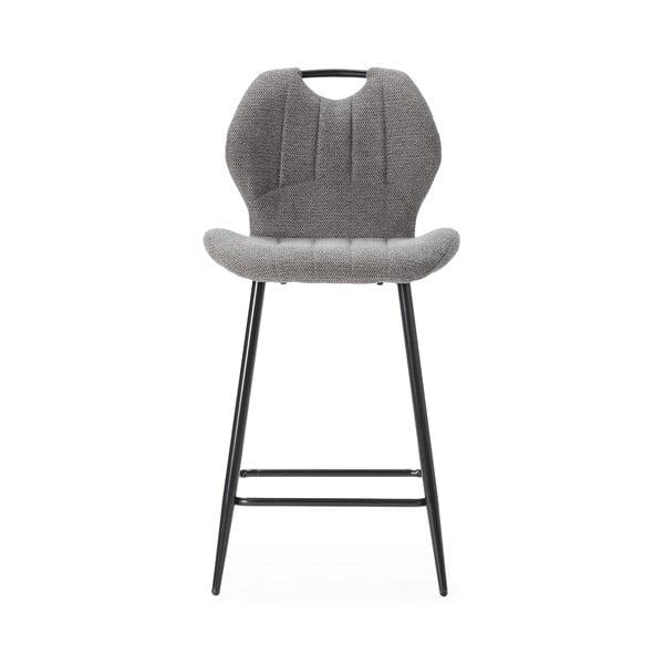 Сиви бар столове в комплект 2 бр. (височина на седалката 65 cm) Muli – Marckeric-image-2