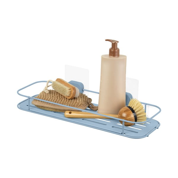 Светлосин самоносещ се метален рафт за баня Grena - Compactor-image-3