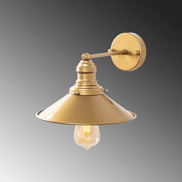 Стенна лампа в златист цвят ø 24 cm Conical – Opviq lights-image-2