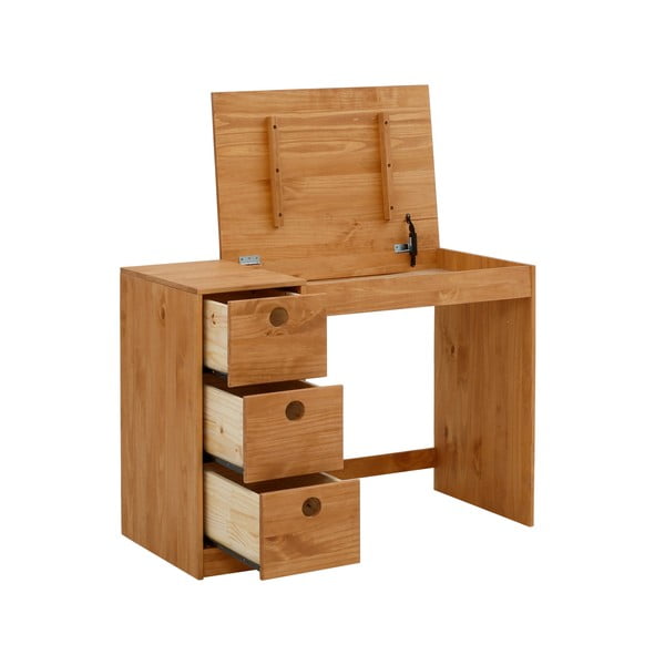 Работна маса от масивен бор 50x100 cm Alpi – Støraa-image-2