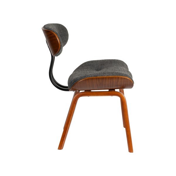 Сив/кафяв тапициран трапезен стол Blackwood – Dutchbone-image-3