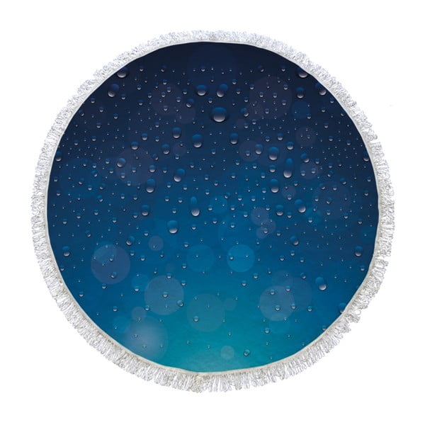 Kruhová osuška Drops, ⌀ 150 cm
