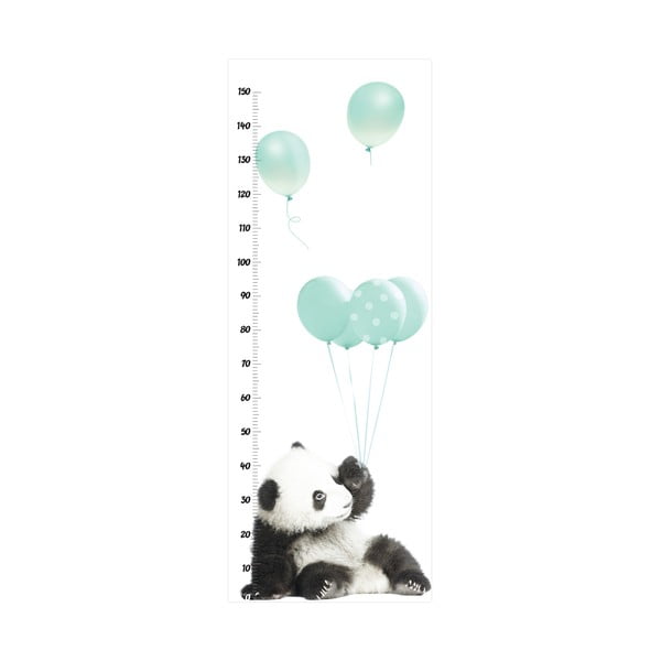 Стикер за стена със скала за височина , 60 x 160 cm Minty Panda - Dekornik