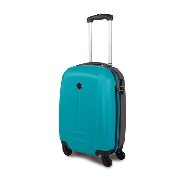 Modrý kufr na kolečkách Tempo, 50cm