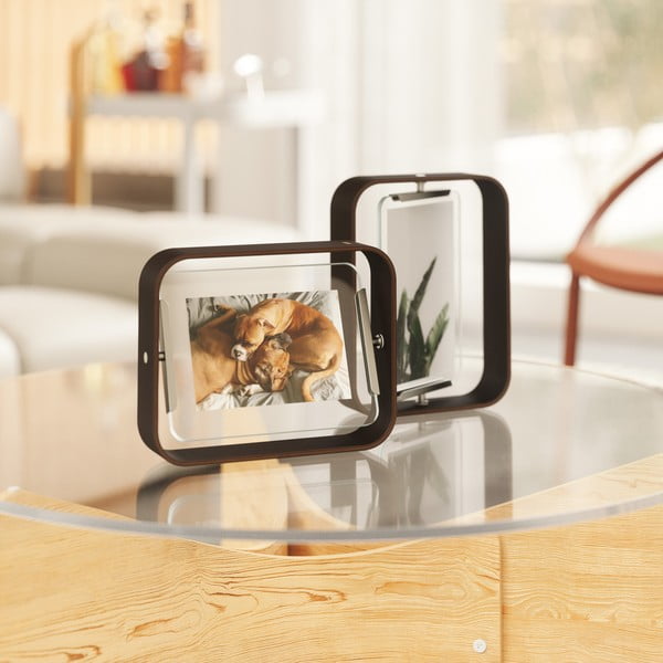 Тъмнокафява дървена стояща рамка 19x24 cm Bellwood - Umbra-image-2