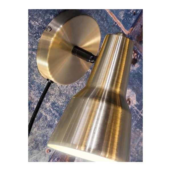 Стенна лампа в златист цвят Valencia - it's about RoMi-image-1