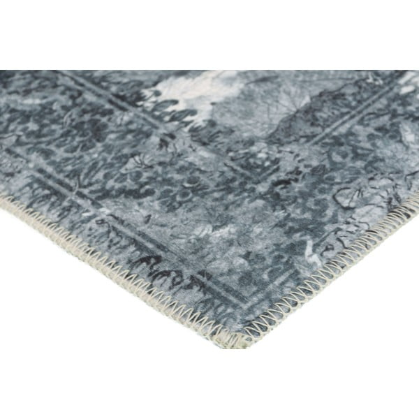 Сив миещ се килим 200x80 cm - Vitaus-image-2