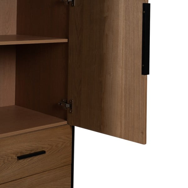 Гардероб от декор от ясен в естествен цвят 104x203 cm – Ixia-image-4