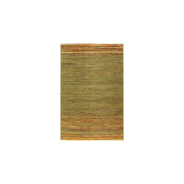 Vlněný koberec Coimbra no. 172, 60x120 cm, zelený