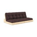 Тъмнокафяв разтегателен диван 196 cm Base – Karup Design