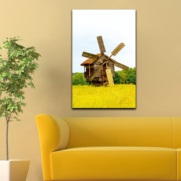 Obraz Dřevěný mlýn, 45x70 cm