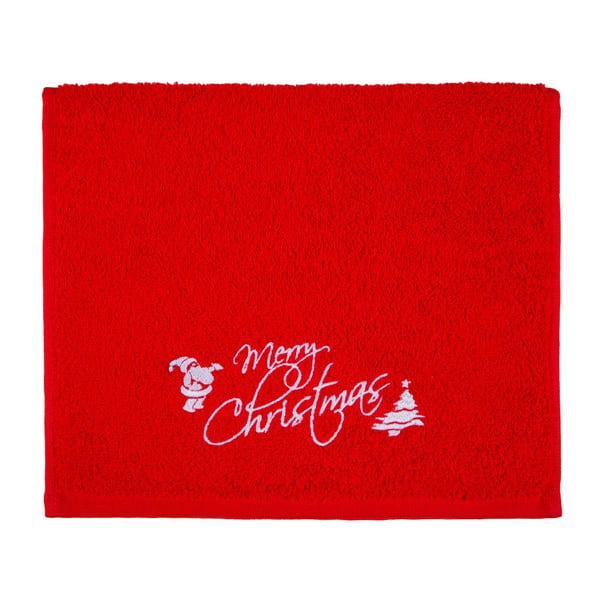 Osuška Christmas Merry Red, 30 x 50 cm