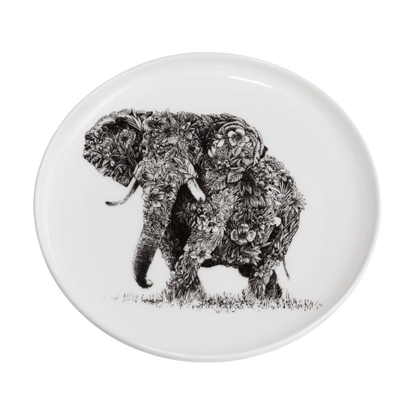 Бяла порцеланова чиния Marini Ferlazzo Слон, ø 20 cm - Maxwell & Williams