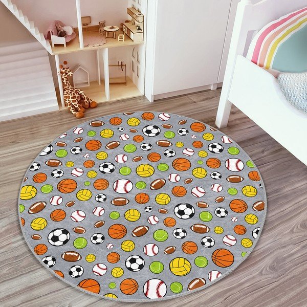 Детски килим ø 80 cm Comfort - Mila Home-image-3