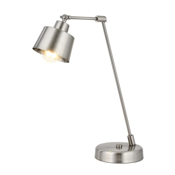 Stolní lampa ve stříbrné barvě Avoni Lighting 9074 Series Nickel Table Lamp 