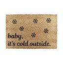 Изтривалка с коледен мотив от кокосови влакна 40x60 cm Baby It's Cold Outside – Artsy Doormats