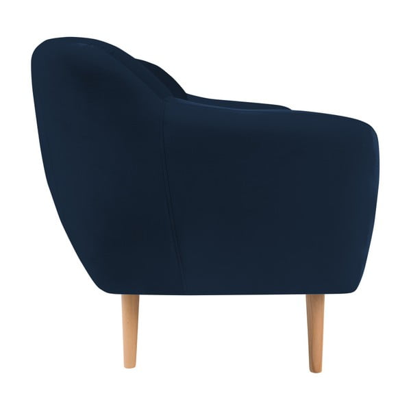 Tmavě modrá dvoumístná pohovka Mazzini Sofas Amelie-image-4